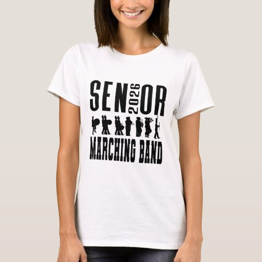 Senior 2026 Marching Nd Cl Van 2026 T-shirt (Voorkant)