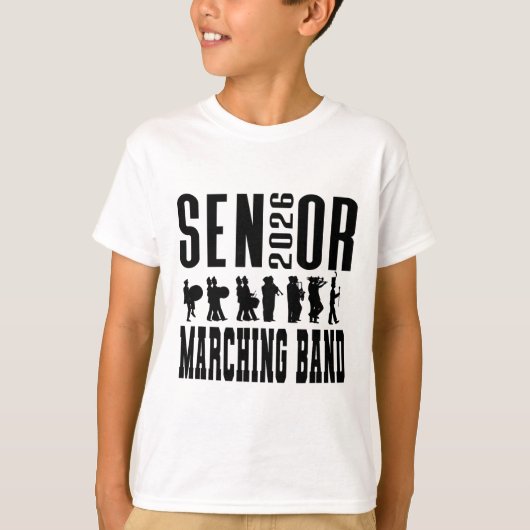 Senior 2026 Marching Nd Cl Van 2026 T-shirt (Voorkant)