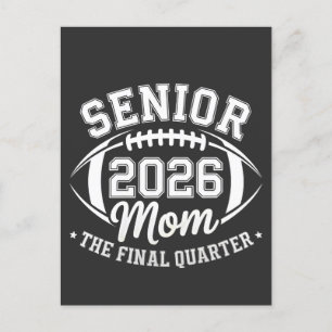 Senior 2026 Moeder Het Laatste Kwart Aankondigingskaart
