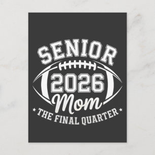 Senior 2026 Moeder Het Laatste Kwart Aankondigingskaart