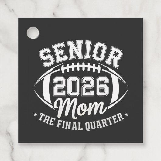 Senior 2026 Moeder Het Laatste Kwart Bedankjes Labels (Voorkant)