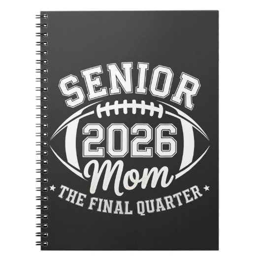 Senior 2026 Moeder Het Laatste Kwart Notitieboek (Voorkant)