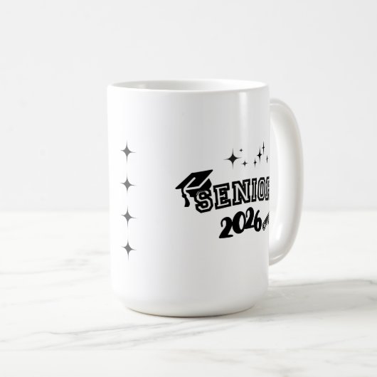 Senior 2026 Mug Koffiemok (Voorkant rechts)
