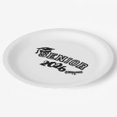 Senior 2026 Paper Plate Papieren Bordje (Gekanteld)