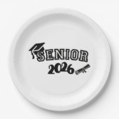 Senior 2026 Paper Plate Papieren Bordje (Voorkant)