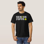 Senior 2026 Poppa Softbal Afstudeer Grootvader Pap T-shirt (Voorkant volledig)
