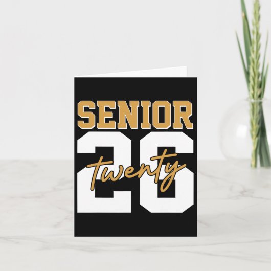 Senior 2026 Retro CL van 2026 Afstuderen 2026 Mann Kaart (Voorkant)