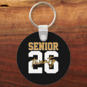 Senior 2026 Retro Kl Van 2026 Afstuderen 2026 Mann Sleutelhanger (Voorkant)