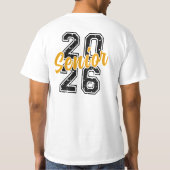 Senior 2026 Shirt, Klasse van 2026 Senior SVG, Gra T-shirt (Achterkant)