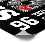 Senior 2026 Soccer Team Sports Photo Collage Poster (Hoek)