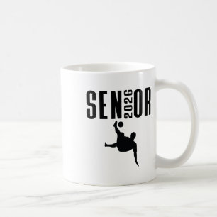 Senior 2026 Voetbal Silhouet Ontwerp Cl Van 26 Koffiemok