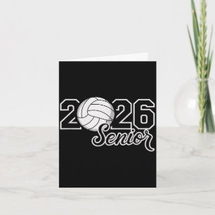 Senior 2026 volleybalmoeder eindexamen middelbare kaart