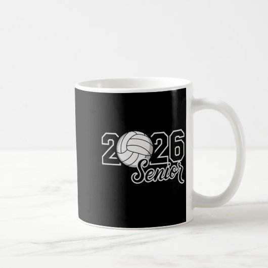 Senior 2026 volleybalmoeder eindexamen middelbare koffiemok (Rechts)