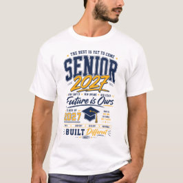 Senior 2027 Klas Y2k Stijl T-shirt