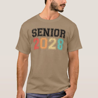 Senior 2028 Retro Vintage jongen T-shirt