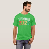 Senior 2029 Afstuderen Retro T-shirt (Voorkant volledig)