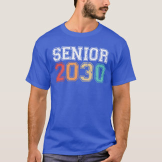 Senior 2030 Afstuderen Retro Vintage retro T-shirt