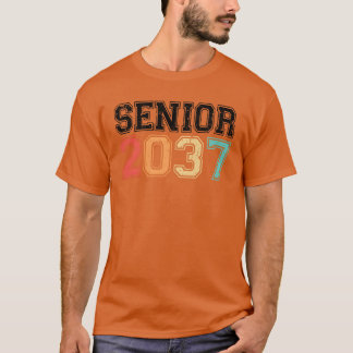 Senior 2037 Retro Vintage vrienden T-shirt