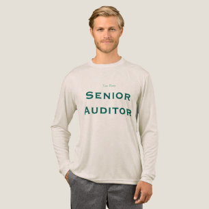 "Senior Accountant" Tri-Blend Shirt