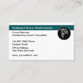 Senior adviseur voor groei zorgcentrum visitekaartje (Voorkant)