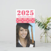 Senior Afbeeldingen - 2010 Afstuderen fotokaart Aankondiging (Staand voorkant)