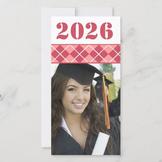 Senior Afbeeldingen - 2010 Afstuderen fotokaart Aankondiging (Voorkant)