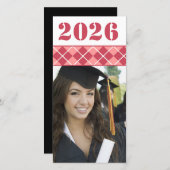 Senior Afbeeldingen - 2010 Afstuderen fotokaart Aankondiging (Voorkant / Achterkant)