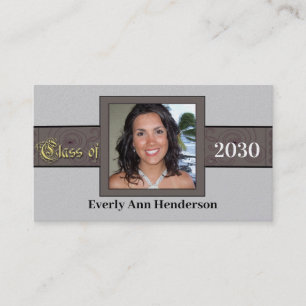 Senior Afbeeldingen Klasse van 2010 Senior Kaarten Contactkaartje