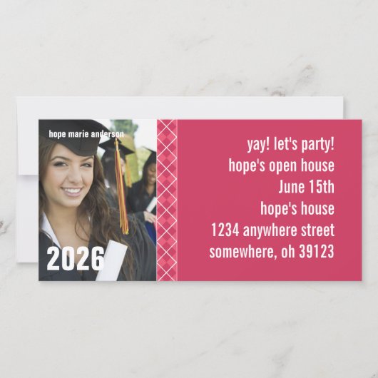 Senior Afbeeldingen Open House Afstuderen Foto (Voorkant)