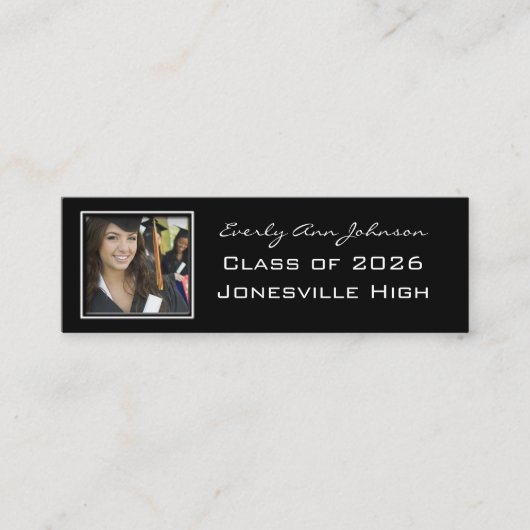 Senior Afbeeldingen Profiel Visitekaartje uw foto' (Voorkant)