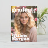Senior Afstudeerder 3 Foto Afstuderen Evenement Ui Kaart (Staand voorkant)