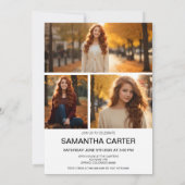 Senior Afstudeerder fotouitnodiging Kaart (Achterkant)