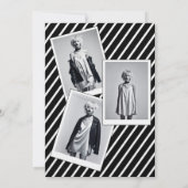 Senior Afstudeerder Modern Magazine Hoesje Aankond Kaart (Achterkant)