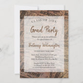 Senior afstudeerfeest kaart (Achterkant)