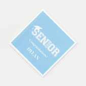 Senior afstudeerhoed servetten (Hoek)