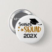 Senior Afstudeerteam Jaarlijks Ronde Button 5,7 Cm (Voorkant /achterkant)