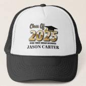 Senior Afstuderen afstudeerpartijklasse van 2025 Trucker Pet (Voorkant)