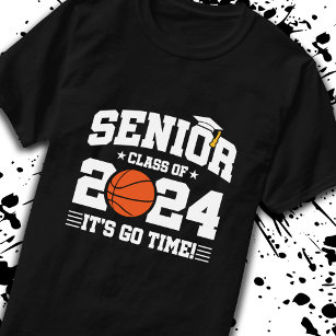 Senior Afstuderen - Basketbal - Klasse van 2024 T-shirt