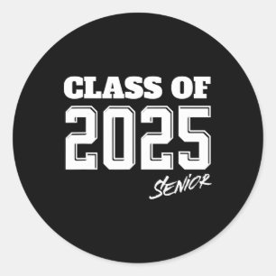 Senior Afstuderen CL van 2025 College University G Ronde Sticker