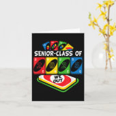 Senior Afstuderen CL van 2025 We-out Uno Funny Gra Kaart (Gele Bloem)