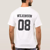 Senior Afstuderen Class of (Jaar toevoegen) T-shirt (Achterkant)