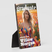 Senior Afstuderen Fotomagazine Hoesje Keepsake Fotoplaat (Zijkant)