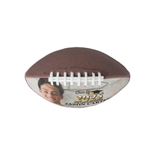 Senior Afstuderen Klasse van 2025 Afstuderen Foto American Football (Voorkant)