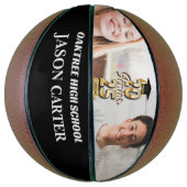 Senior Afstuderen Klasse van 2025 Afstuderen Foto Basketbal (Verticaal)