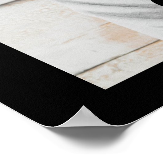 Senior Afstuderen Klasse van 2025 Afstuderen Foto Poster (Hoek)