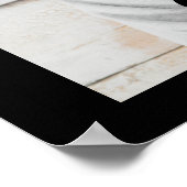 Senior Afstuderen Klasse van 2025 Afstuderen Foto Poster (Hoek)