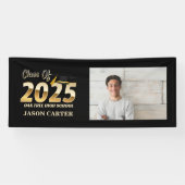 Senior Afstuderen Klasse van 2025 Afstuderen Foto Spandoek (Horizontaal)