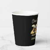 Senior Afstuderen Klasse van 2025 Graduation Party Papieren Bekers (Rechts)