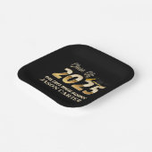 Senior Afstuderen Klasse van 2025 Graduation Party Papieren Bordje (Gebogen)