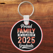 Senior Afstuderen Trotse Familie van een 2025 Afst Sleutelhanger (Voorkant)